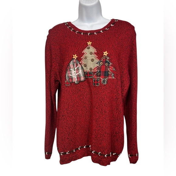 Christopher & Banks Christmas sweater size XL - Picture 1 of 8